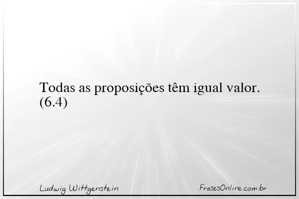 Frase de Ludwig Wittgenstein