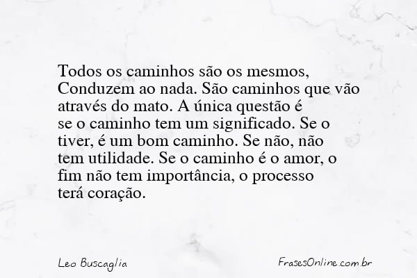 Frase de Leo Buscaglia