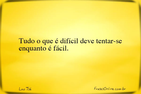 Frase de Lao Tsé