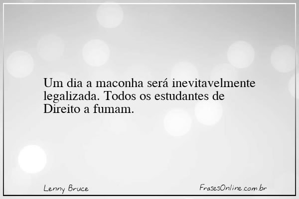 Frase de Lenny Bruce