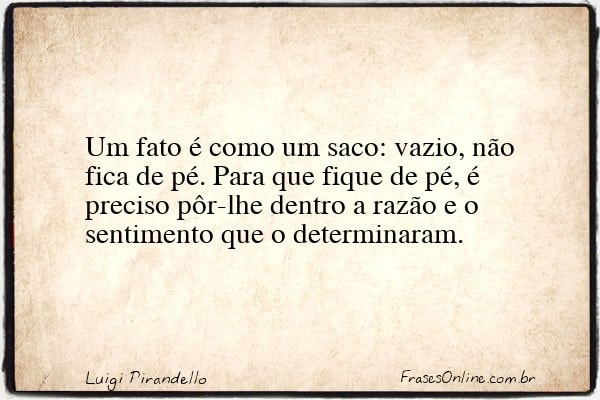 Frase de Luigi Pirandello