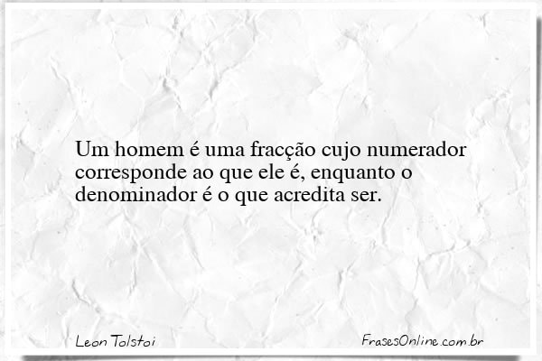 Frase de Leon Tolstoi