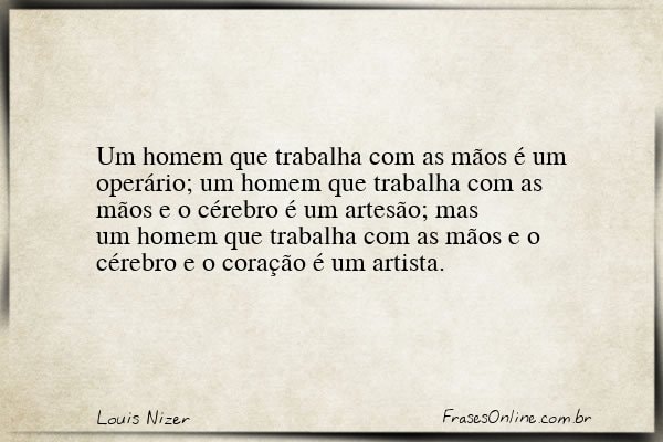 Frase de Louis Nizer