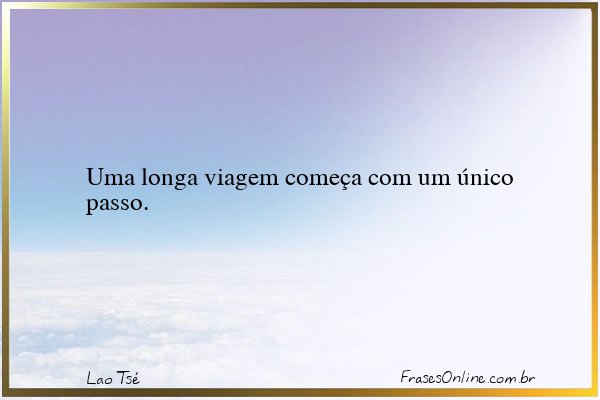 Frase de Lao Tsé