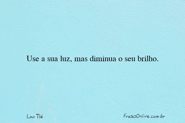 Frase de Lao Tsé