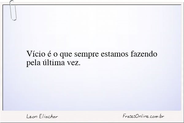 Frase de Leon Eliachar