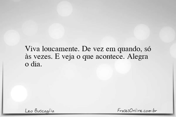 Frase de Leo Buscaglia