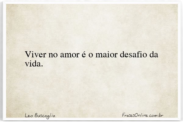 Frase de Leo Buscaglia