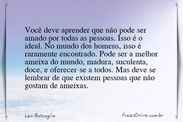 Frase de Leo Buscaglia
