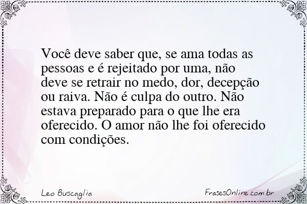 Frase de Leo Buscaglia