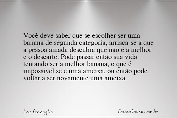 Frase de Leo Buscaglia