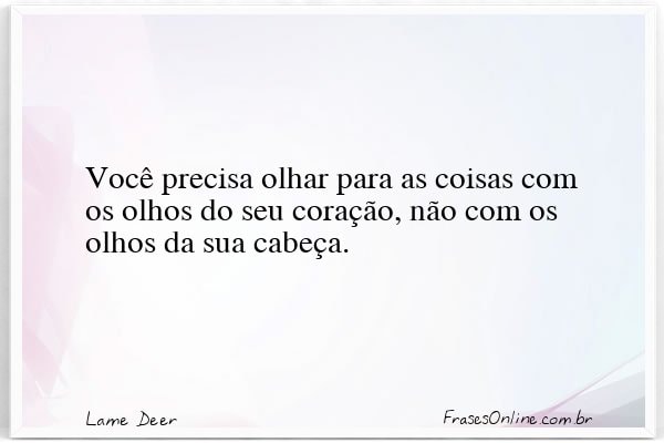 Frase de Lame Deer