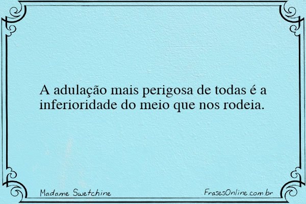 Frase de Madame Swetchine