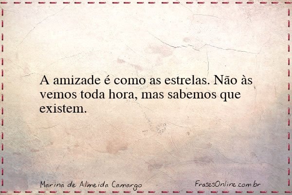Frase de Marina de Almeida Camargo