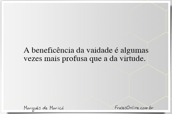 Frase de Marquês de Maricá