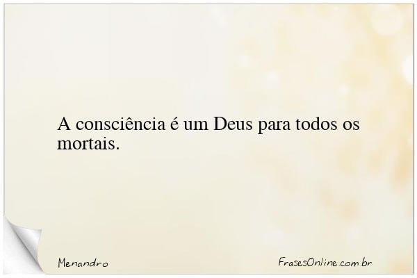 Frase de Menandro