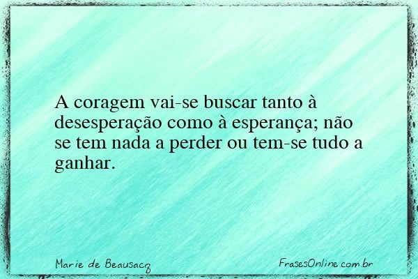 Frase de Marie de Beausacq