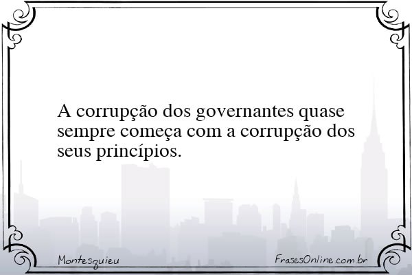 Frase de Montesquieu