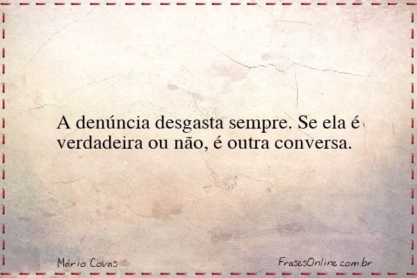 Frase de Mário Covas