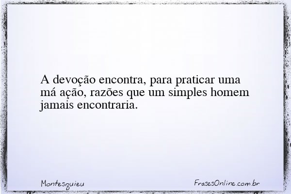 Frase de Montesquieu