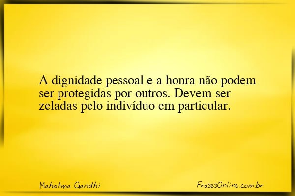 Frase de Mahatma Gandhi