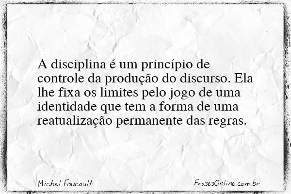 Frase de Michel Foucault