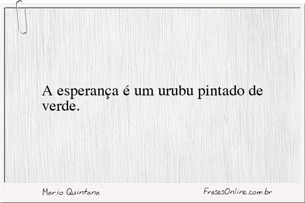 Frase de Mario Quintana