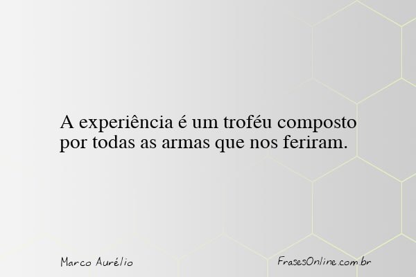 Frase de Marco Aurélio