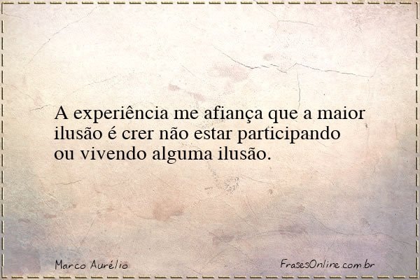Frase de Marco Aurélio