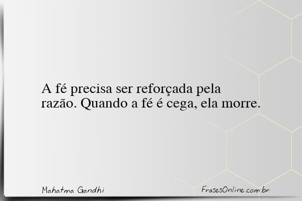 Frase de Mahatma Gandhi
