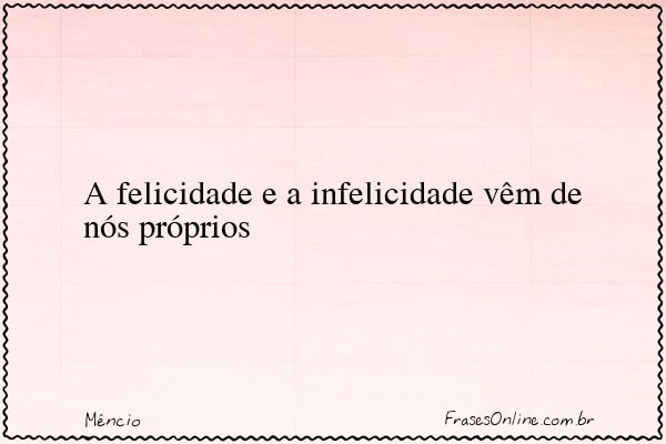 Frase de Mêncio