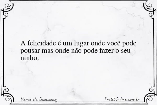Frase de Marie de Beausacq