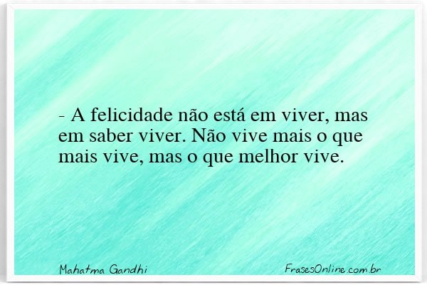 Frase de Mahatma Gandhi