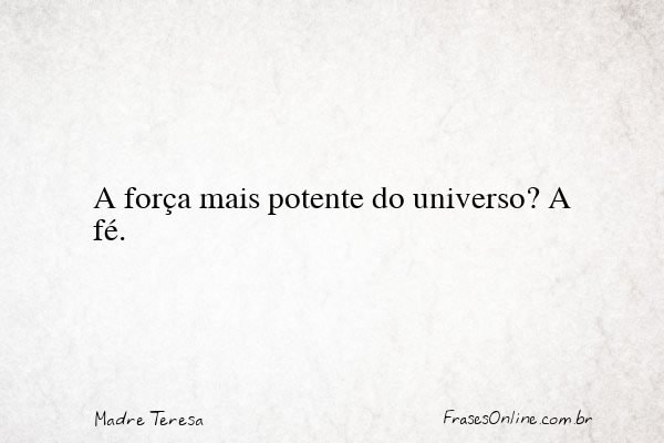 Frase de Madre Teresa