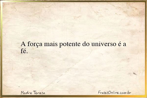 Frase de Madre Teresa