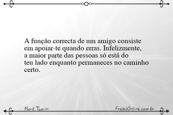 Frase de Mark Twain