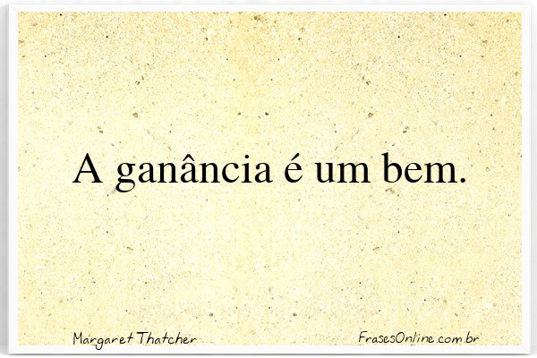 Frase de Margaret Thatcher