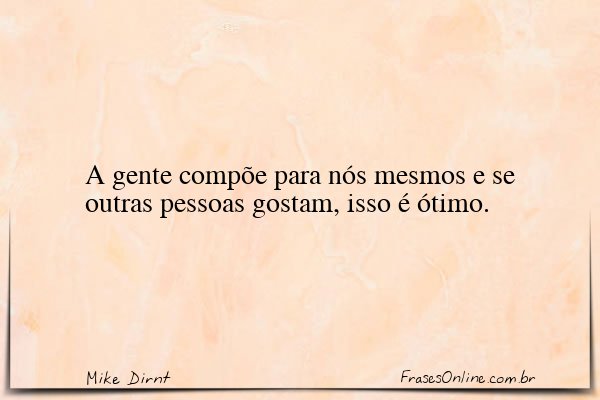 Frase de Mike Dirnt
