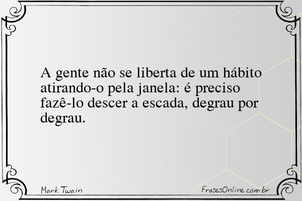 Frase de Mark Twain