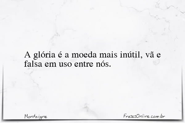 Frase de Montaigne
