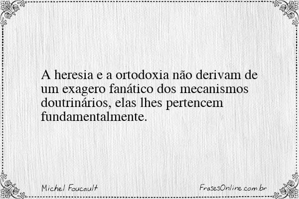 Frase de Michel Foucault