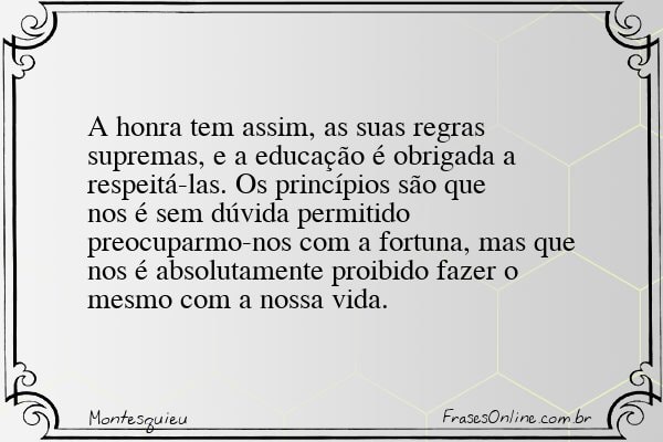 Frase de Montesquieu