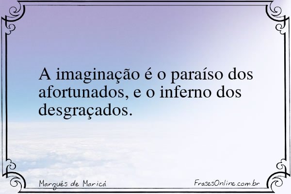 Frase de Marquês de Maricá