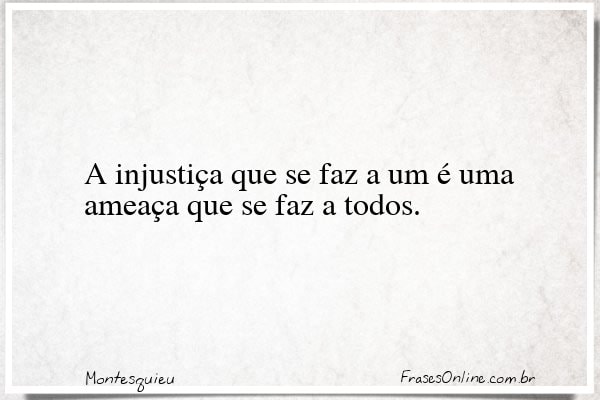 Frase de Montesquieu