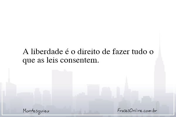 Frase de Montesquieu
