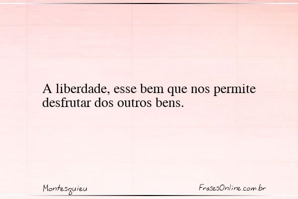 Frase de Montesquieu