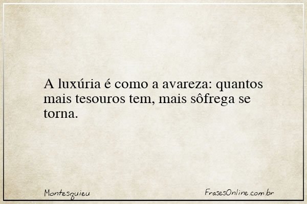 Frase de Montesquieu