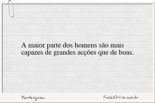 Frase de Montesquieu