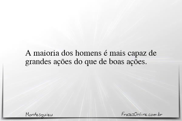 Frase de Montesquieu