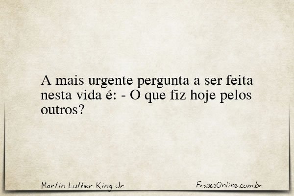 Frase de Martin Luther King Jr.